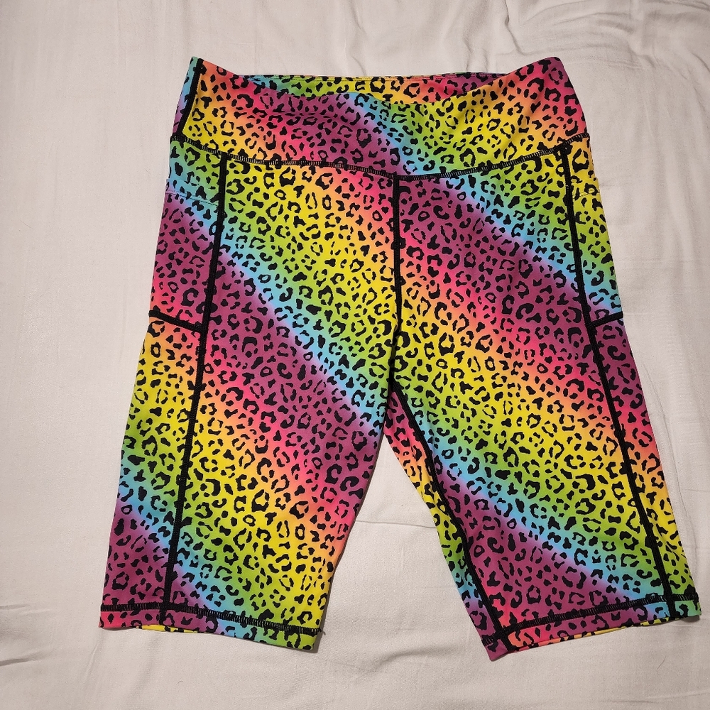 Zyia rainbow pocket hustle shorts